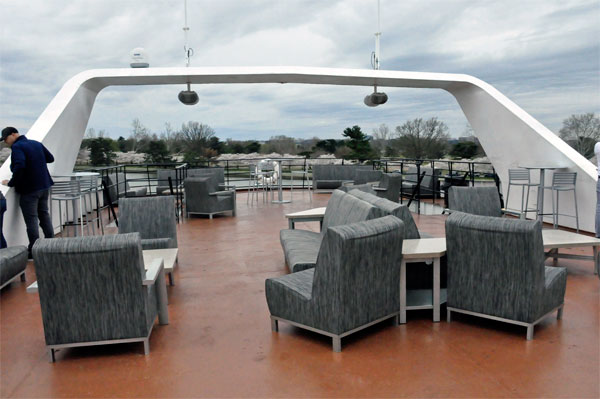 upper deck of the Spirit of Washington