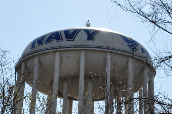 Navy water tower