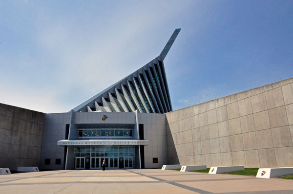 Lee Duquette at The National Museum of the Marine Corps