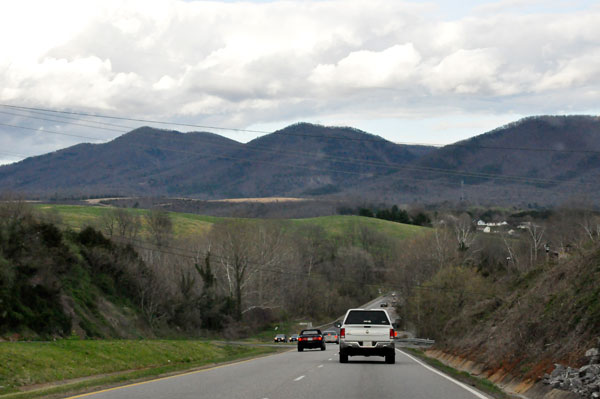 mountain scenery on the way to Buena Vista