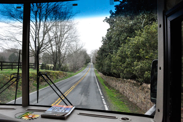 entry road to Glen Maury Campground