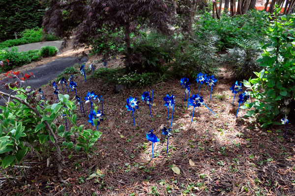 pinwheel garden