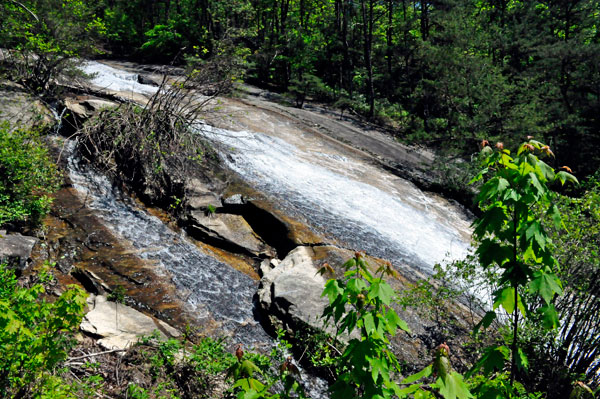 waterfall at Stone Mountain State Park NC