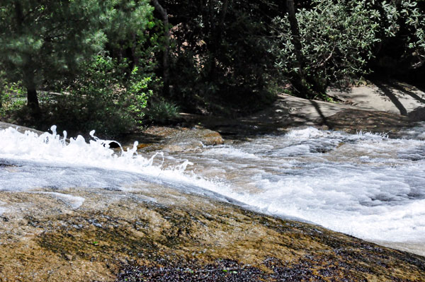 waterfall at Stone Mountain State Park NC