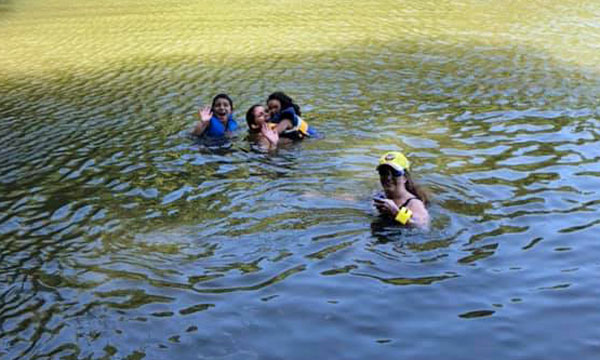 cooling down in Lake Norman