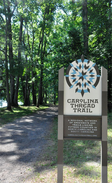 Carolina Thread Trail sign