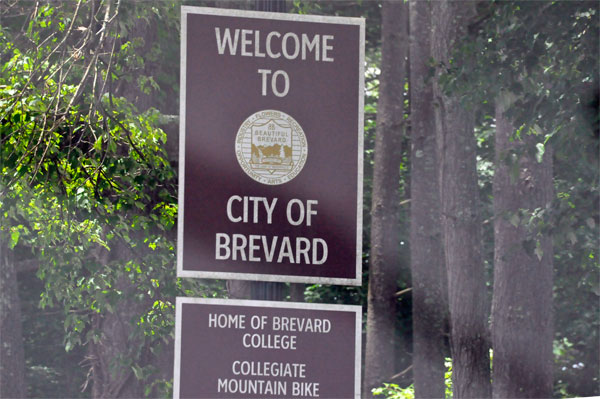 Welcome to City of Brevard sign