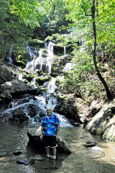 Lee Duquette at Catawba Falls