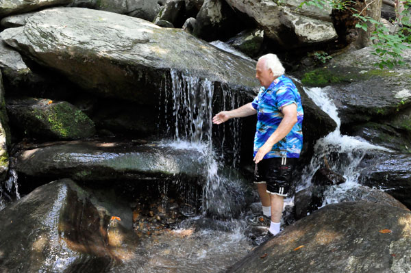 Lee Duquette at Catawba Falls