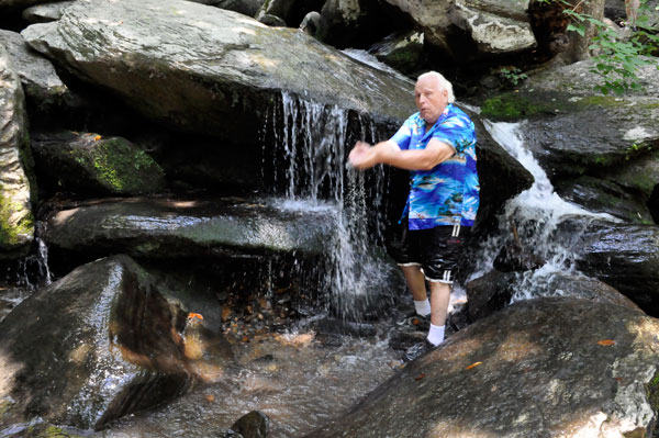 Lee Duquette at Catawba Falls