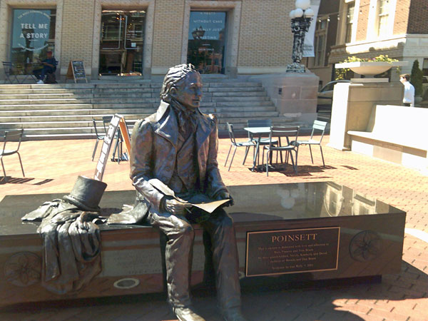 statue of Joel Roberts Poinsett