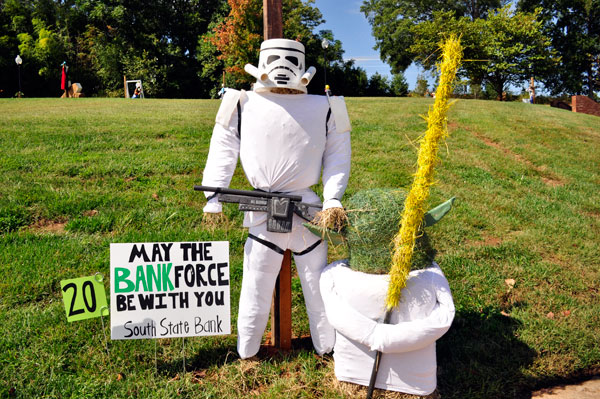 May The Force Be with you - South State Bank scarecrow