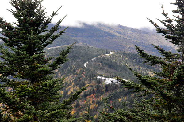 view from Mt. Mitchell