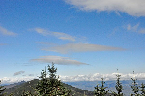 changing cloud formation