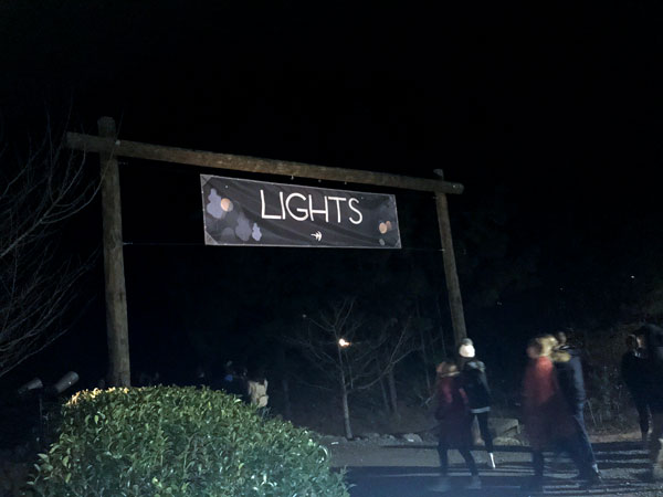 Entrance to the Festival of Lights