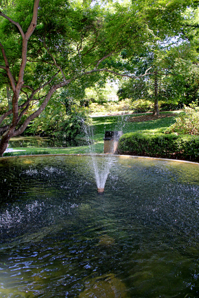 Top of the fountain in 2022