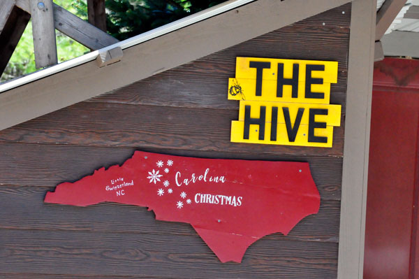 The Hive sign