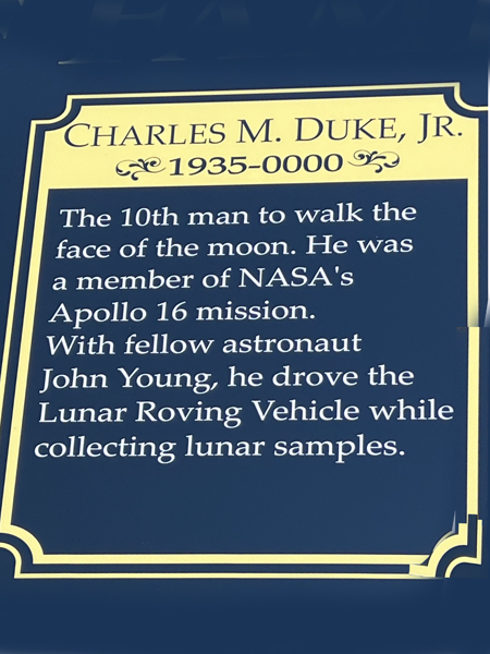 Charles M. Duke Jr information