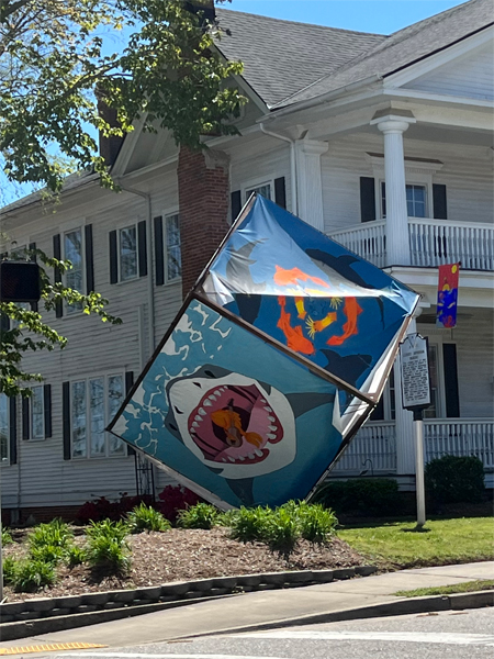 giant canvas block in Lancaster SC