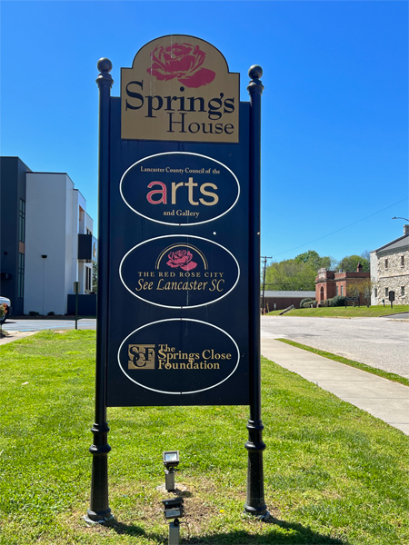 Springs House sign