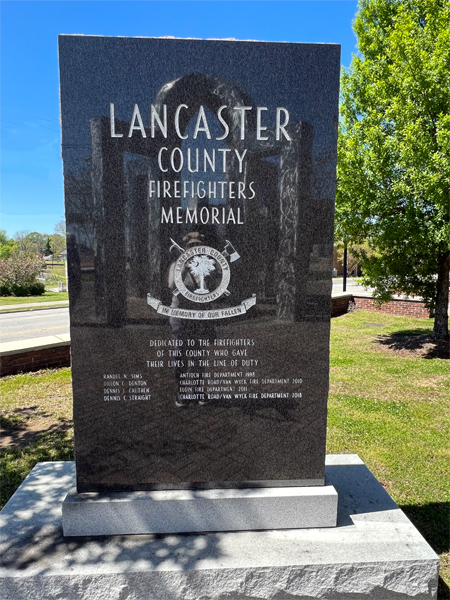 Lancaster County Firefighters Memorial