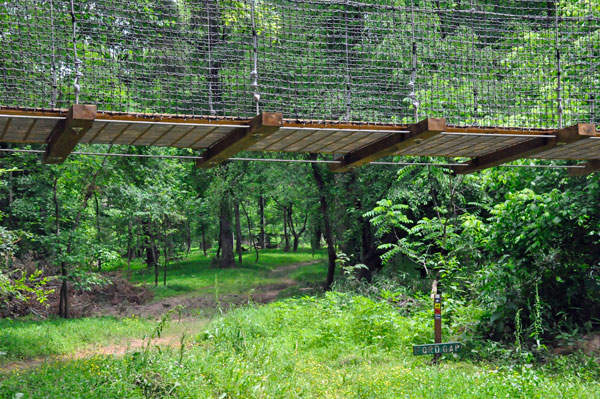 swinging bridge