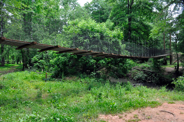 swinging bridge