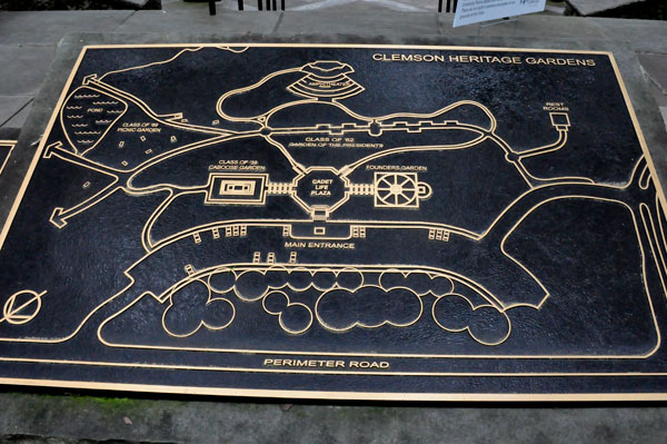 South Carolina Botanical Garden map
