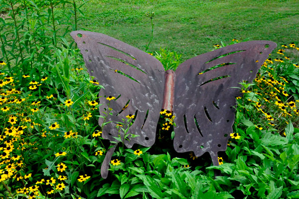 metal butterfly