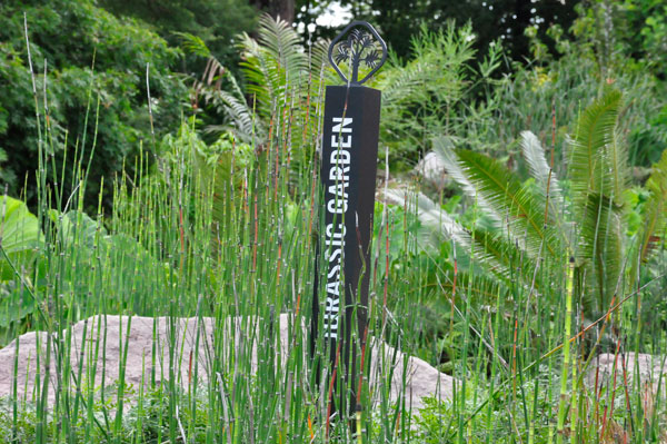Jurassic Garden sign