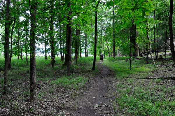 Lee Duquette on the Three Rivers Trail