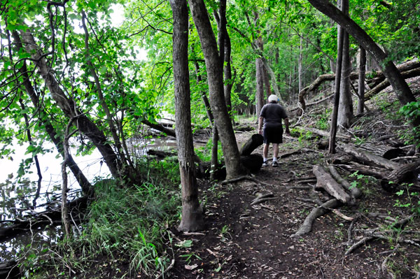 Lee Duquette on the Three Rivers Trail