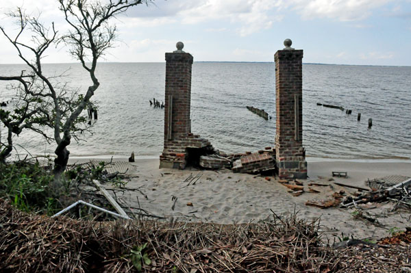 remnants of a monument