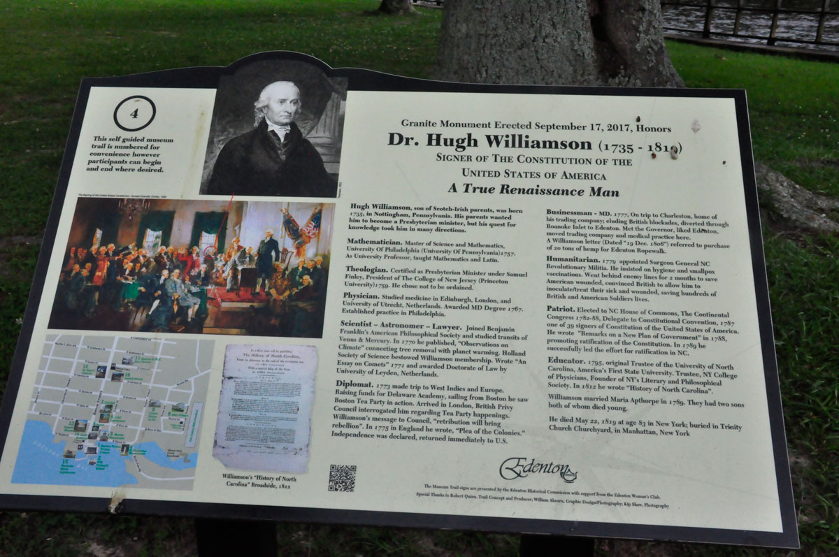 Dr. Hugh Williamson sign