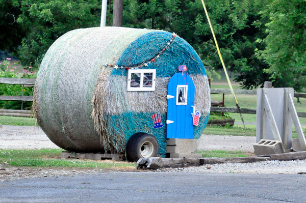 decorated hay 