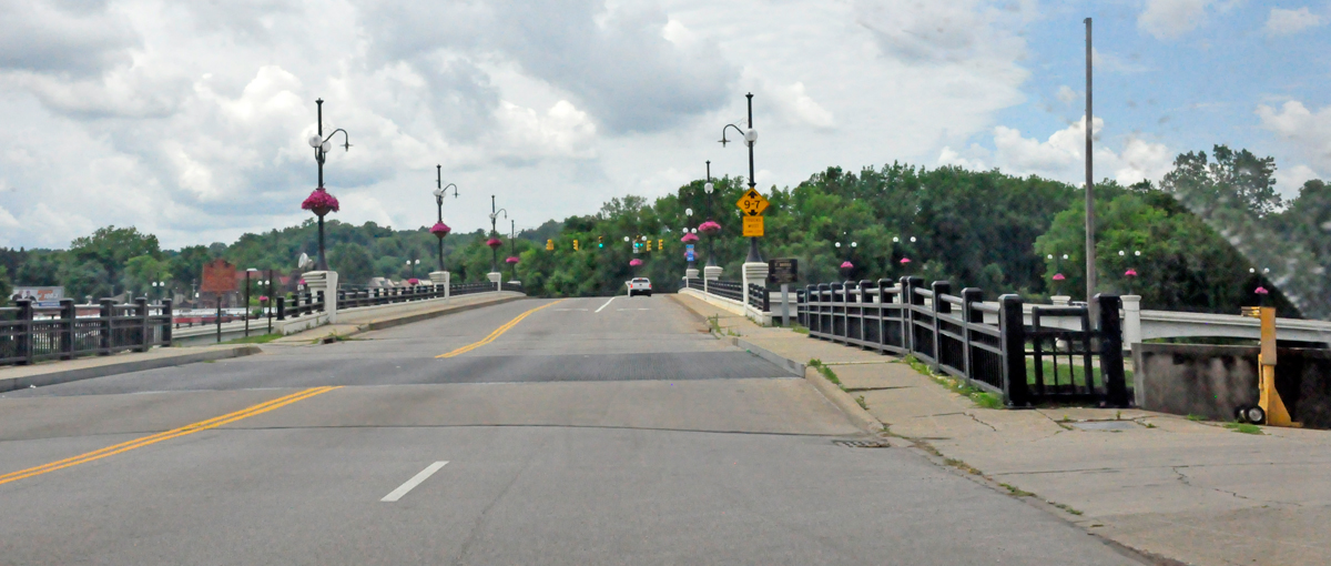 panorama of the Y Bridge