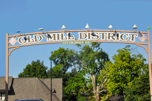 Old Mill District entry
