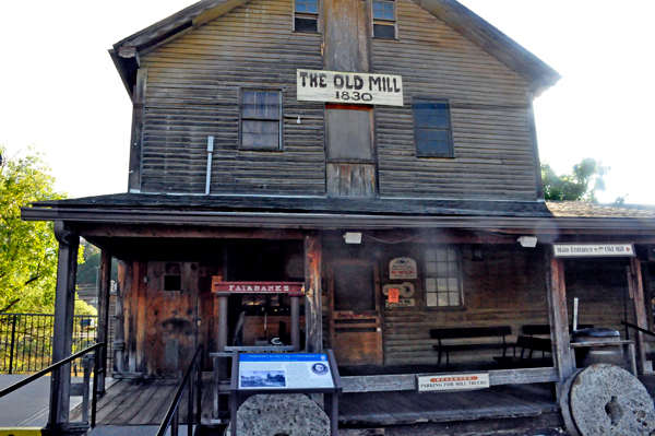 The Old Mill building and shopping