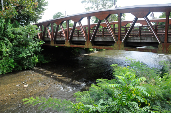 lunch view and a bridge