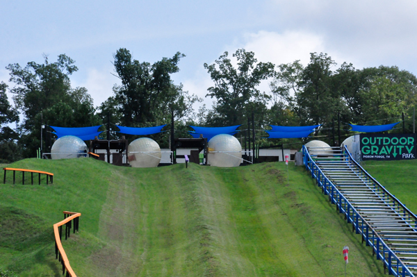 Outdoor Gravity Park Zorbing balls