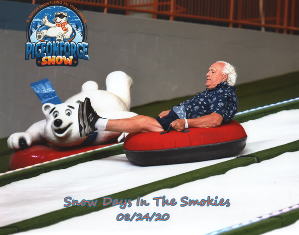 Lee Duquette snow tubing