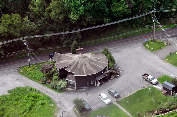 a round building