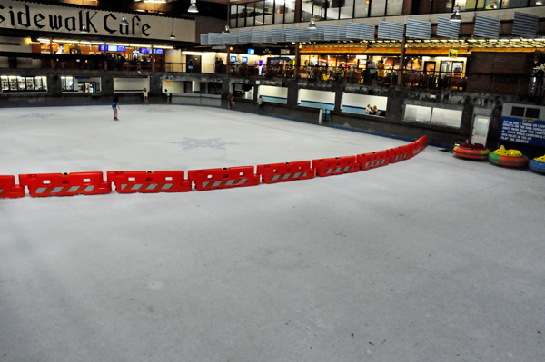 Indoor Ice skating and bumper cars