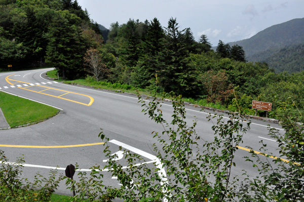 The road to Clingman's Dome