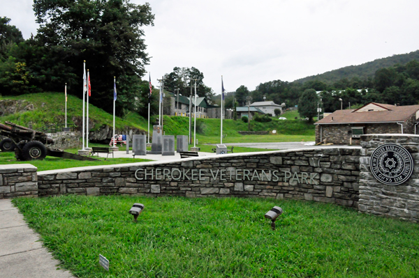 Veterans Memorial Park wall