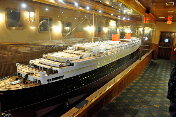 Replica of the Queen Elizabeth ship