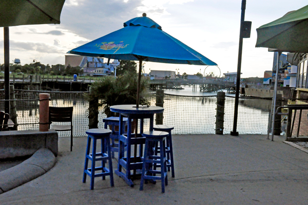 Margaritaville outside table