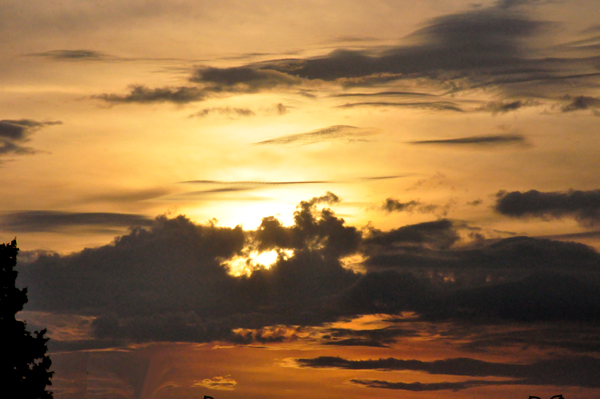 sunset in Myrtle Beach