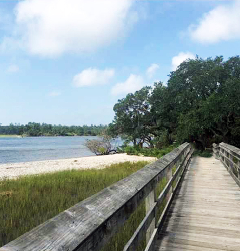 the boardwalk