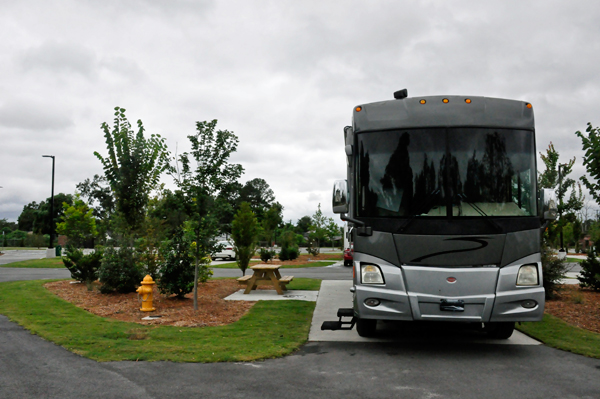 the RV of the two RV Gypsies at CrossRoads RV Resort 